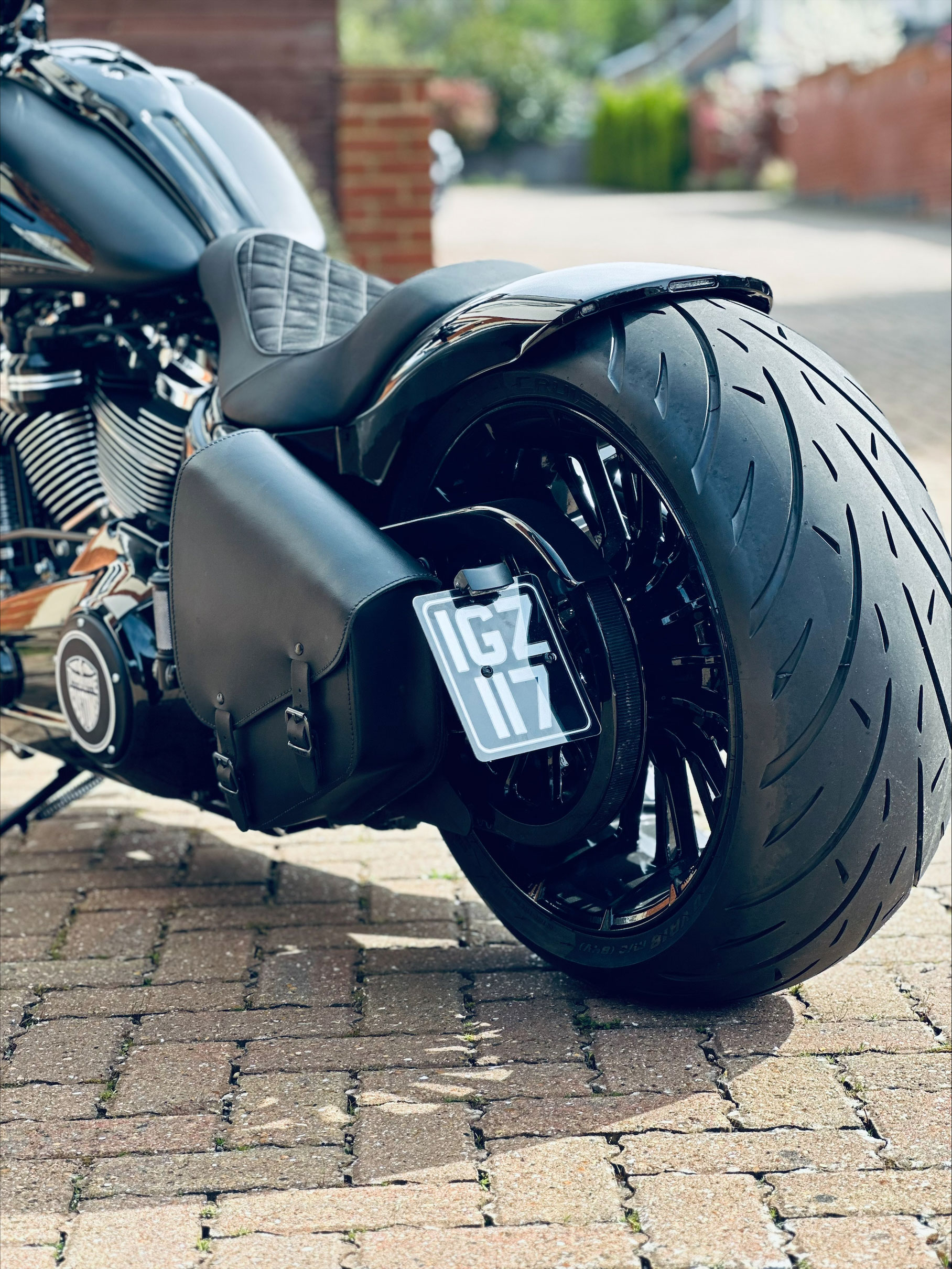 photo of Triumph t100ss timing side
